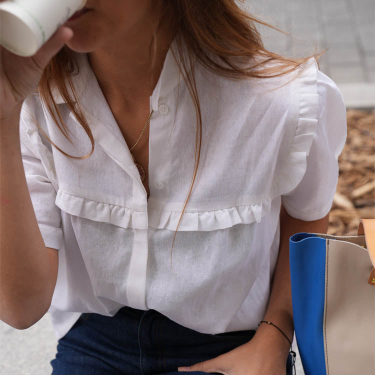 Blusa Lino Crudo