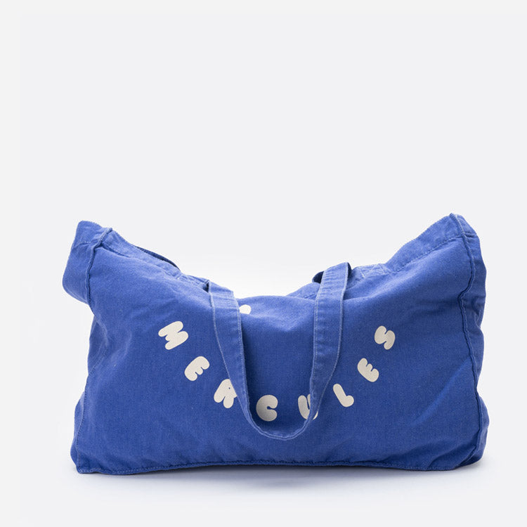 Canvas tote Smiley azul