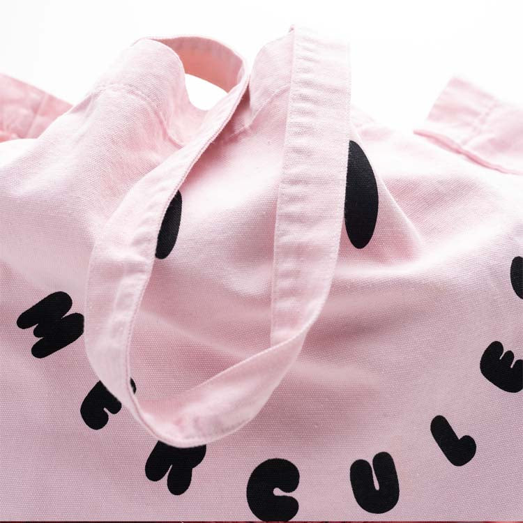 Canvas Tote Smiley Rosa