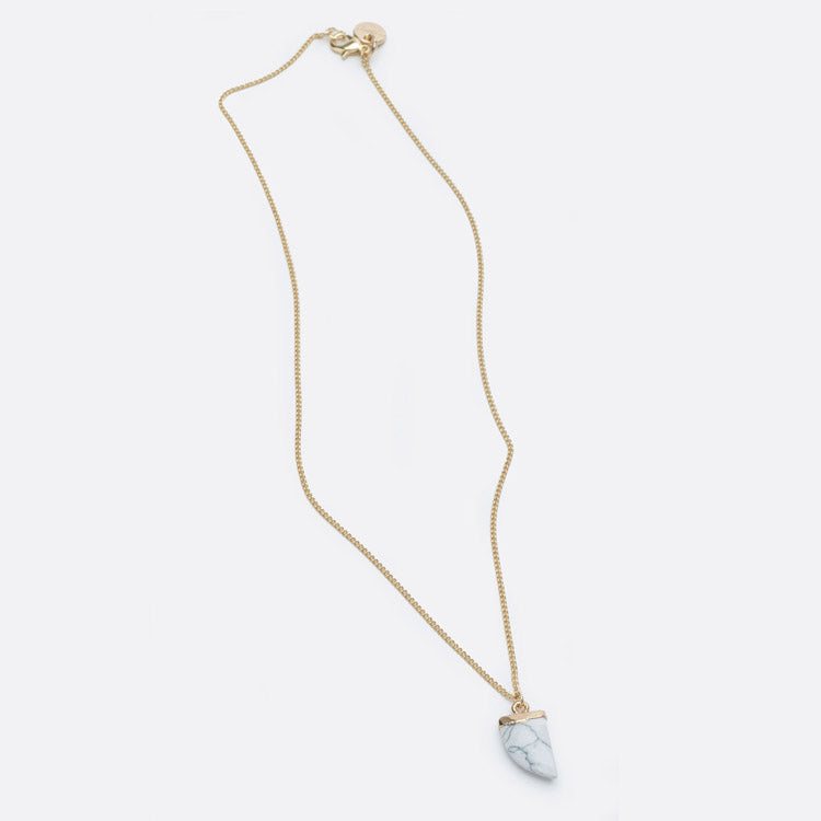 Collar Cuerno Mármol
