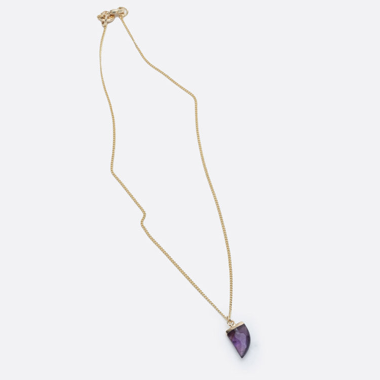 Collar Cuerno Morado