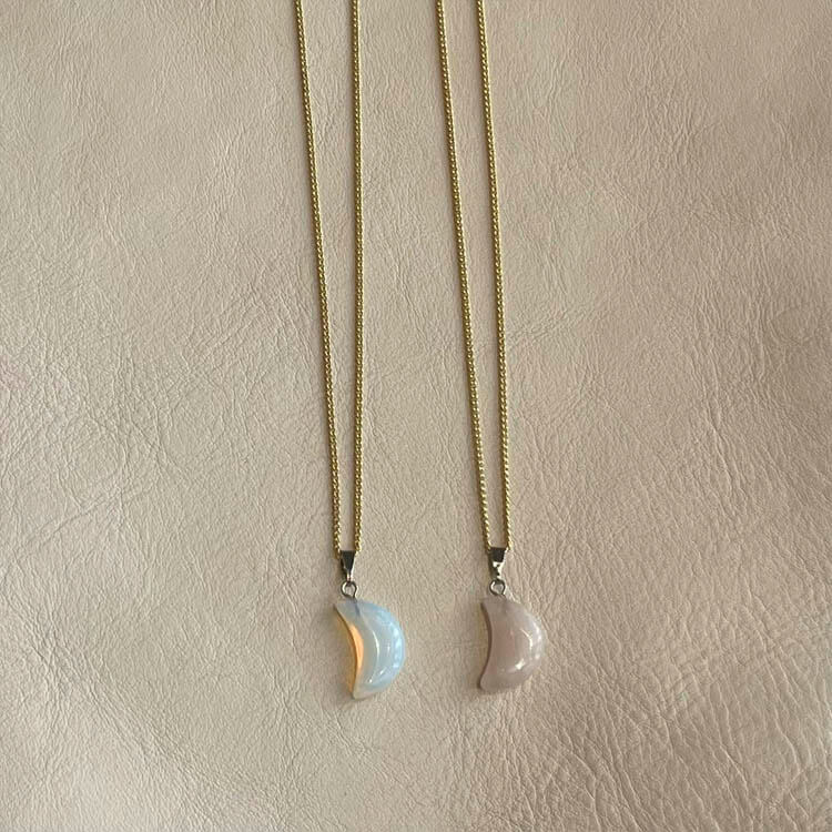 Collar Luna Blanco