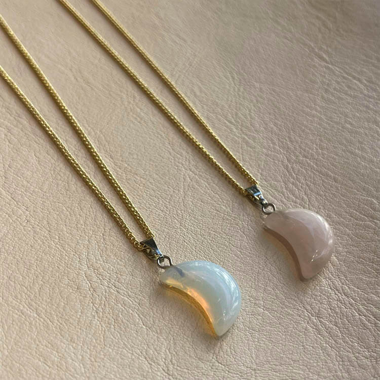 Collar Luna Blanco