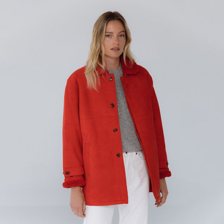 Pelliza de piel roja