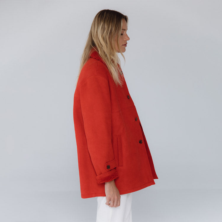 Pelliza de piel roja