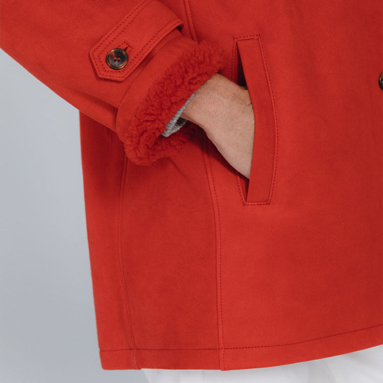 Pelliza de piel roja