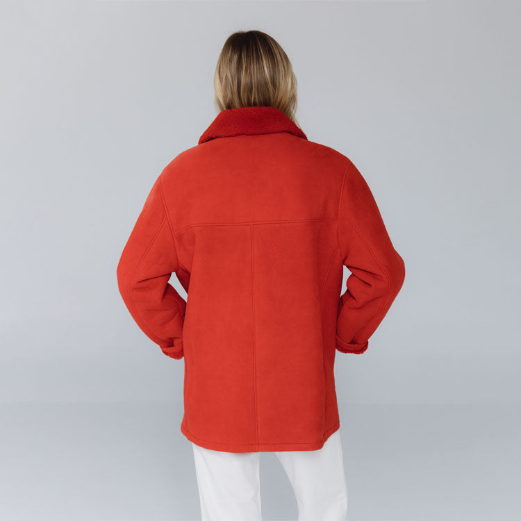 Pelliza de piel roja