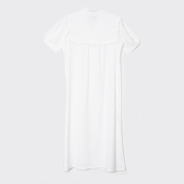 Vestido Camisero Lino Crudo