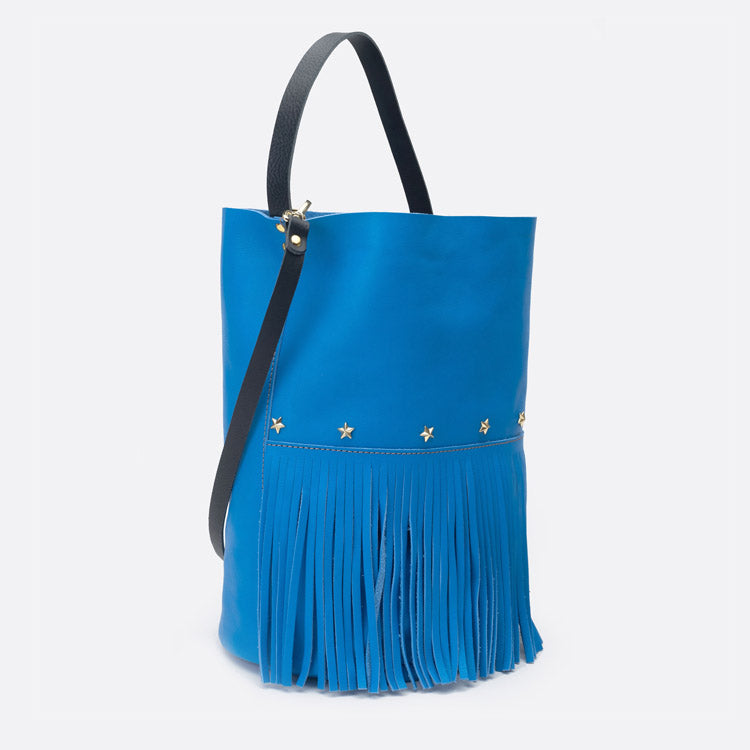 Bucket fringes Electric Blue