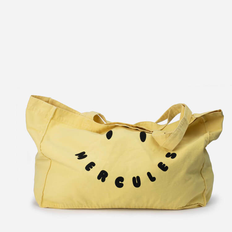 Canvas tote Smiley Amarillo