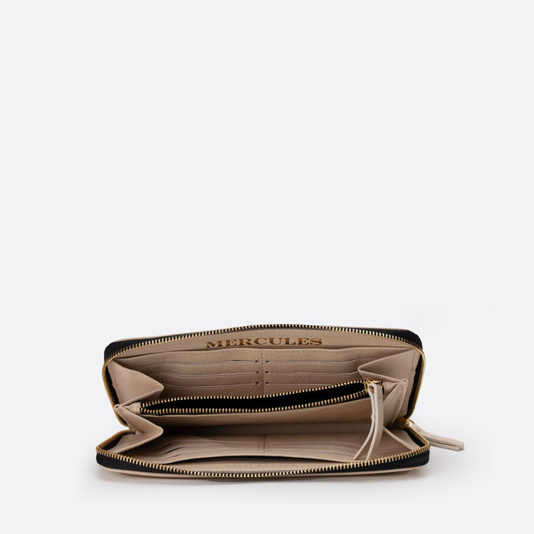 Cartera Continental Grande Bone