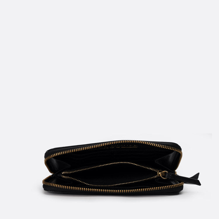 Cartera Continental Grande Negra