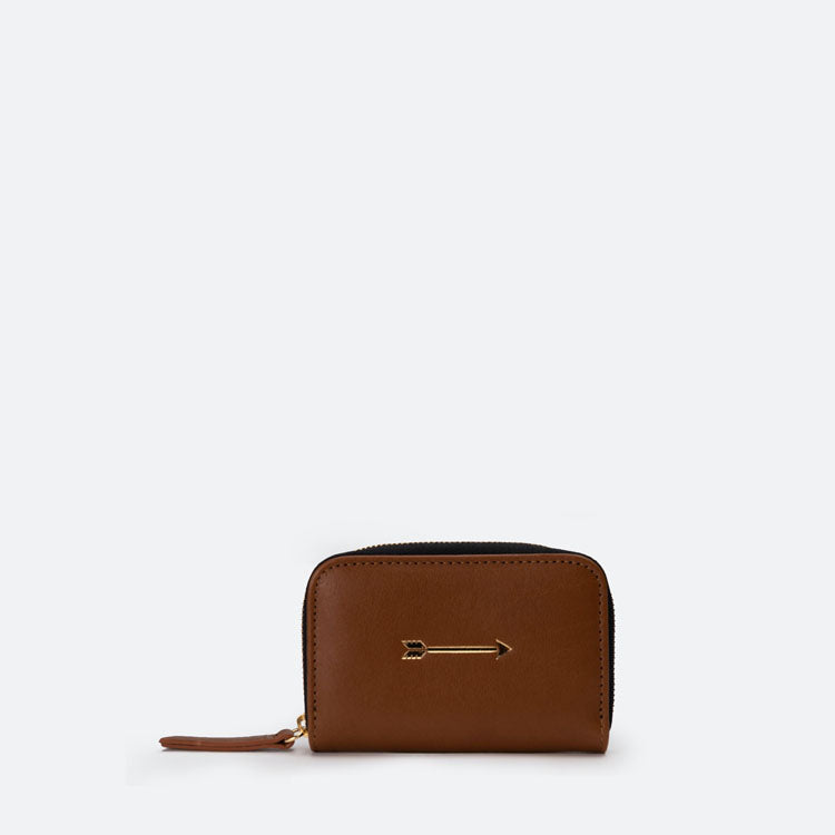 Cartera Continental Pequeña Tan