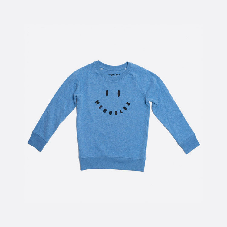 Sudadera Smiley azul kids