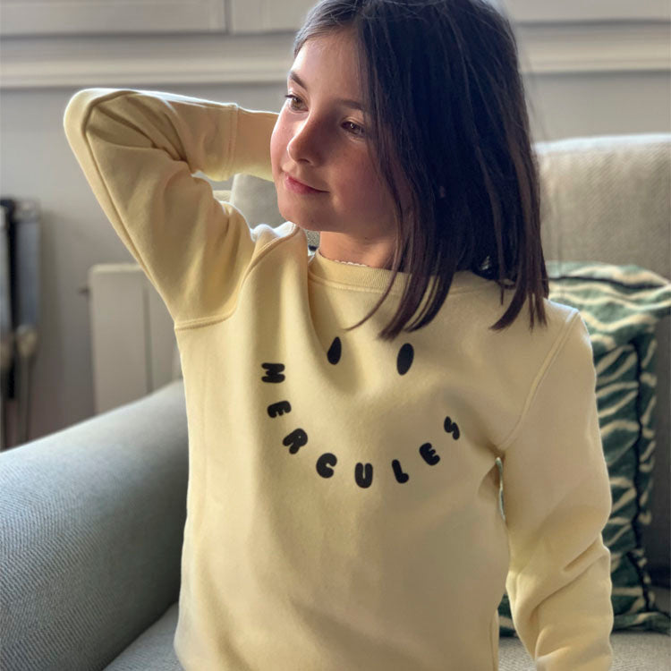 Sudadera Smiley Amarillo Kids