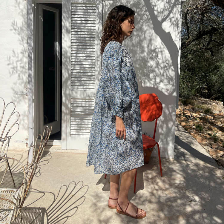 Vestido Poppy Azul