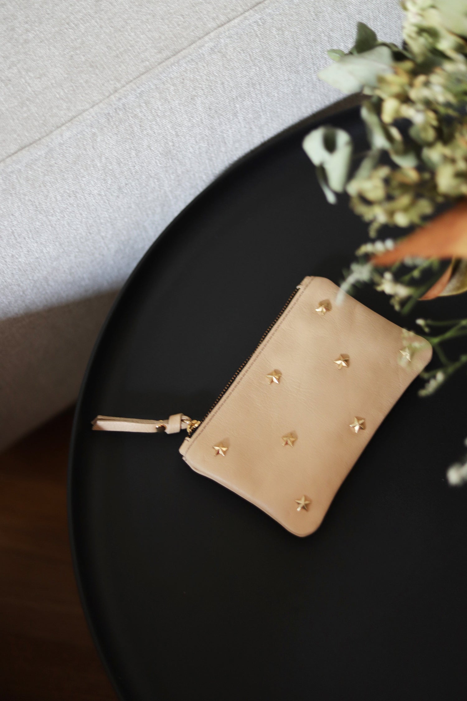 Cartera de mano de piel Mercules.
