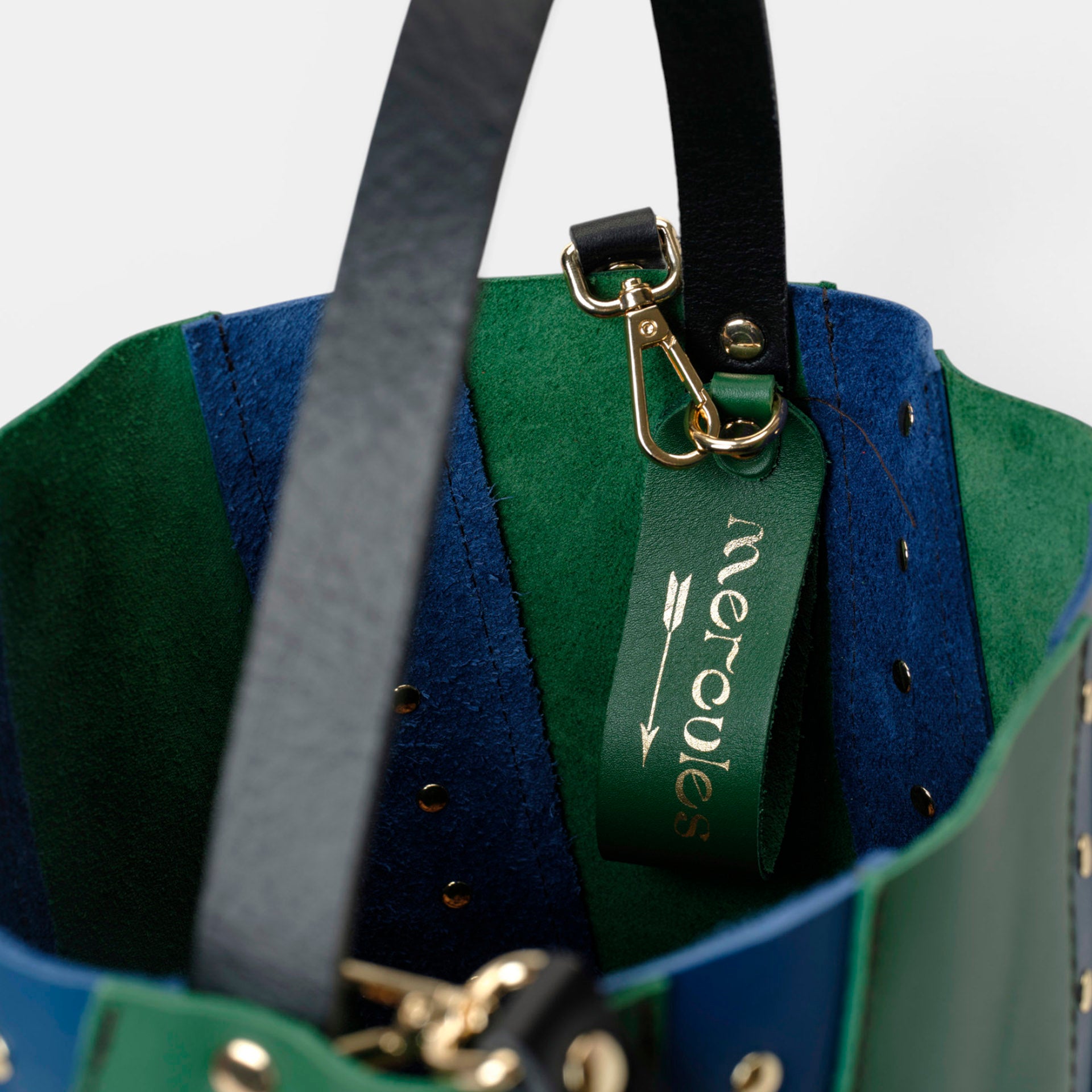 Bucket Twist Remaches Verde y Navy