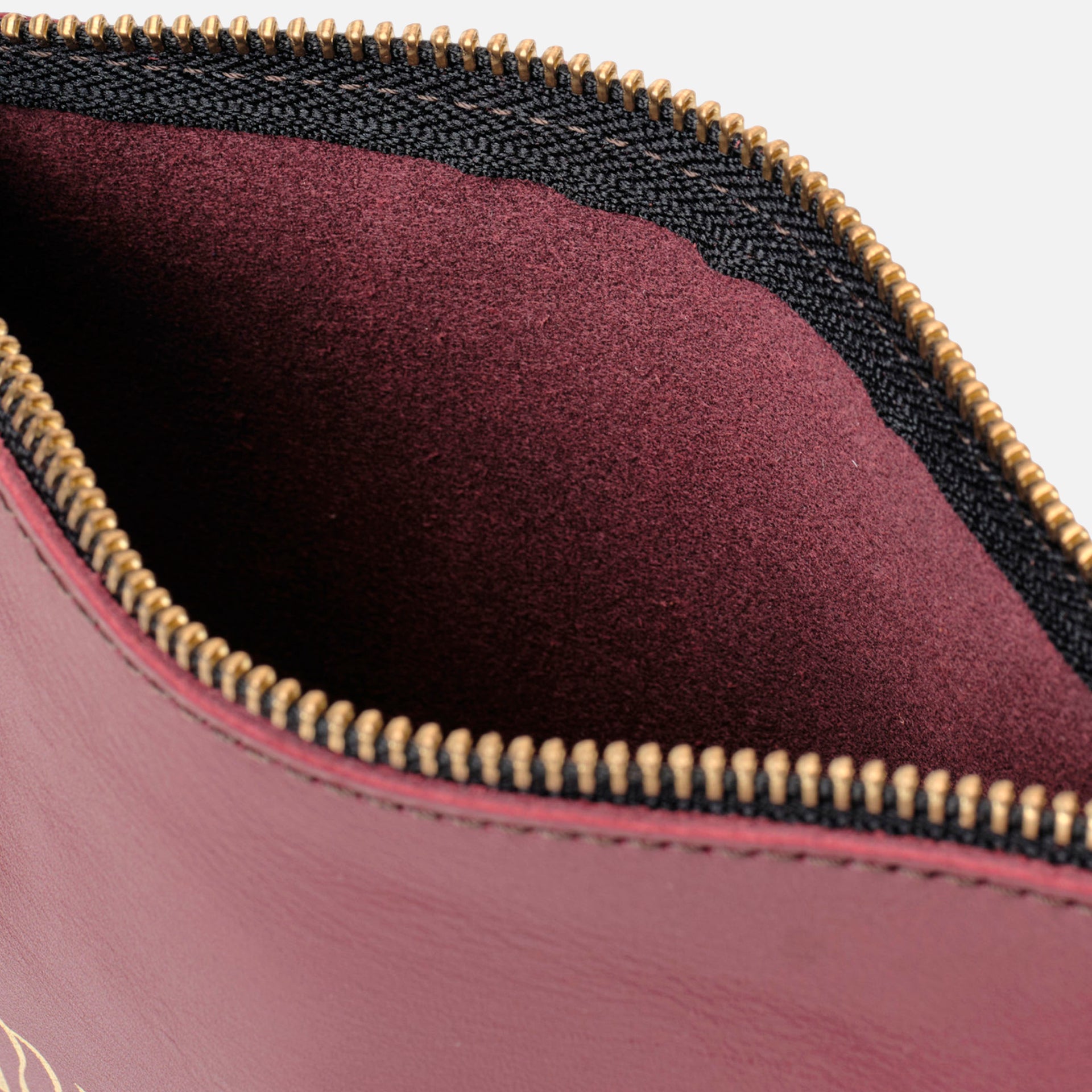 Zipper "Mum Rocks" Burgundy