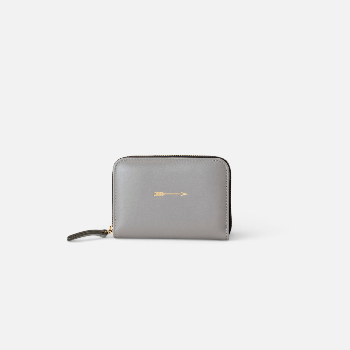 Cartera continental mediana Gris