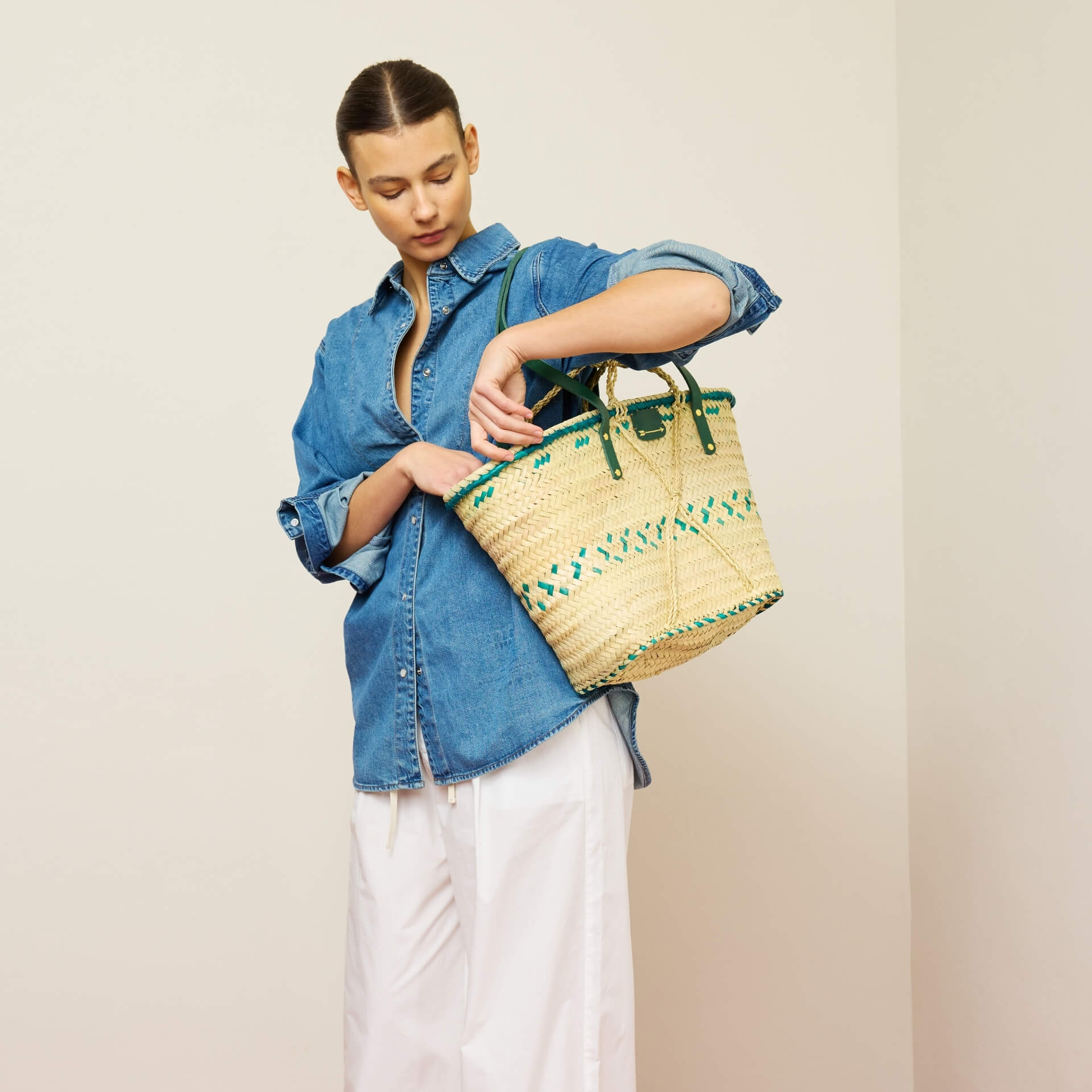 Basket Tote Asa Verde