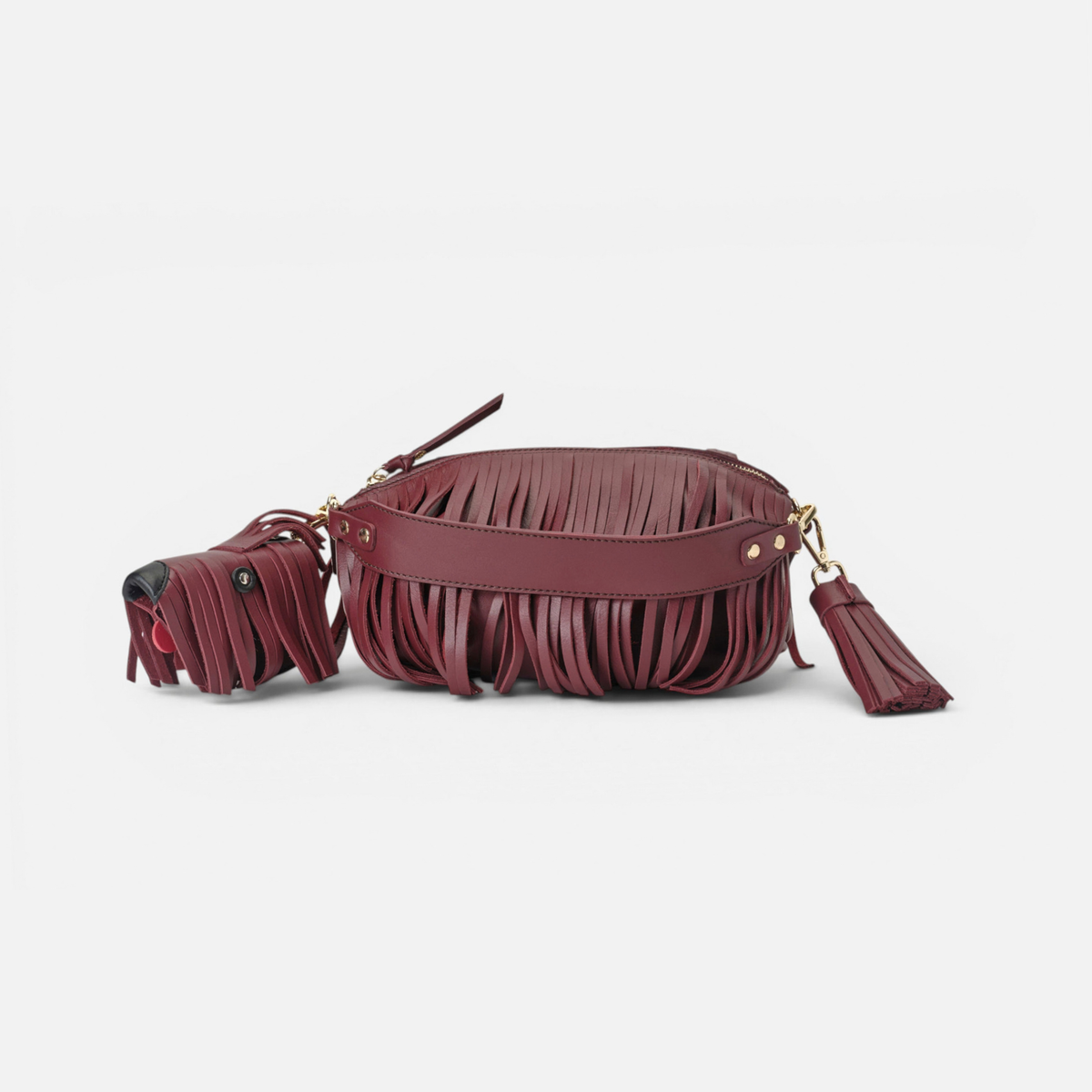 Pack Charm Scott Cabeza y Cola Burgundy