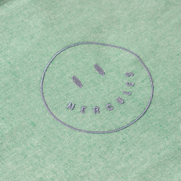 Funda bordada Smiley Verde