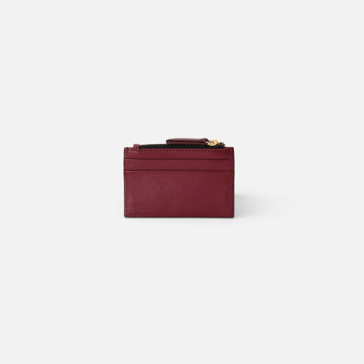Tarjetero Zip Burgundy