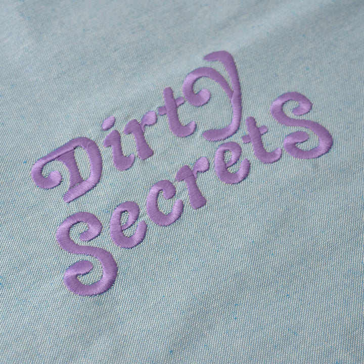 Funda bordada Dirty Secrets Celeste