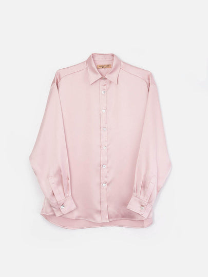 Frontal 1 Blusa satén rosa