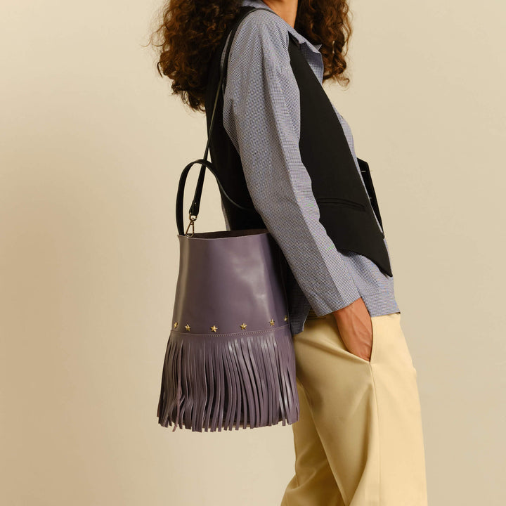 Bucket Fringes Lavande