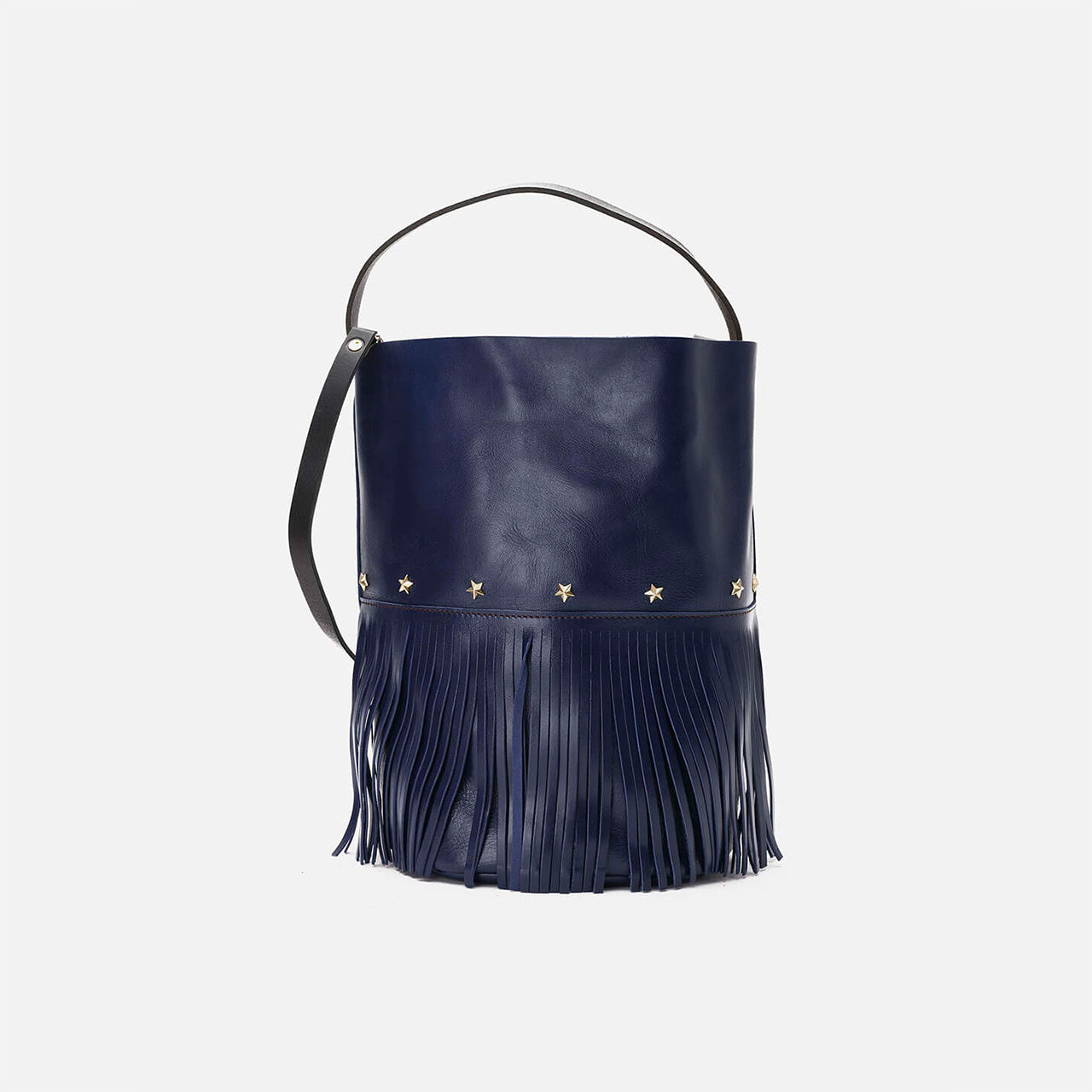 Bucket Fringes Night Blue