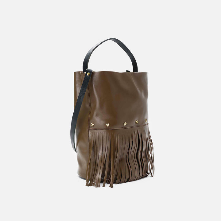 Bucket Fringes Olive