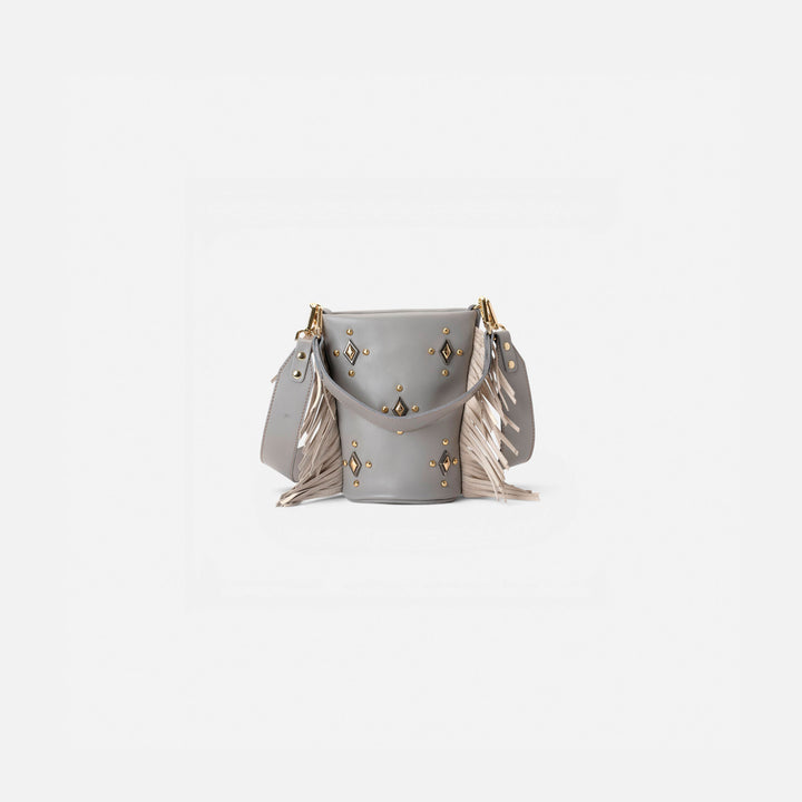 Candy Flecos Gris y Bone