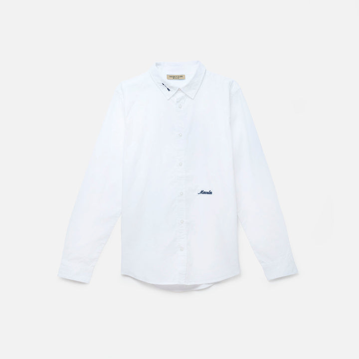 Camisa bordada blanca