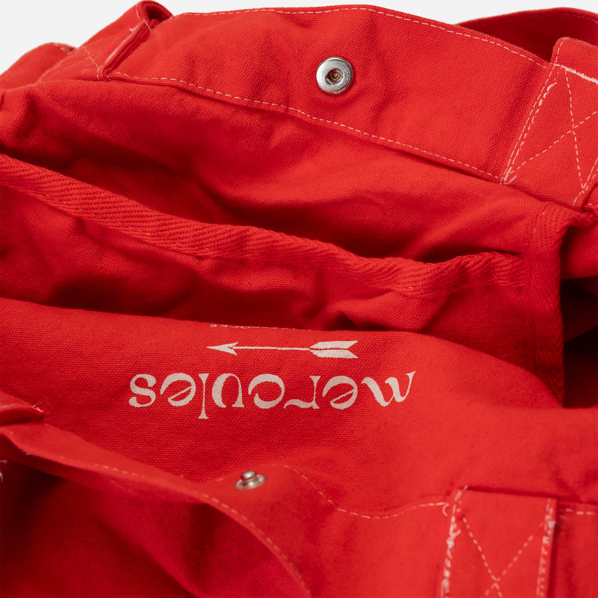 Canvas tote Smiley rojo