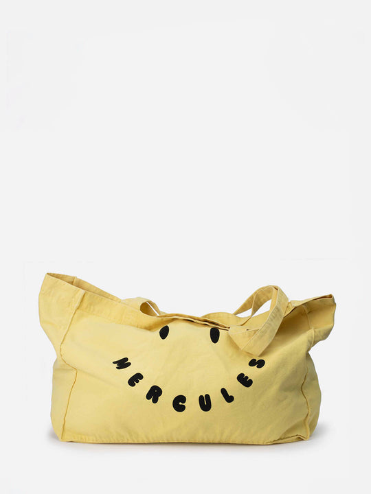 Canvas tote Smiley Amarillo