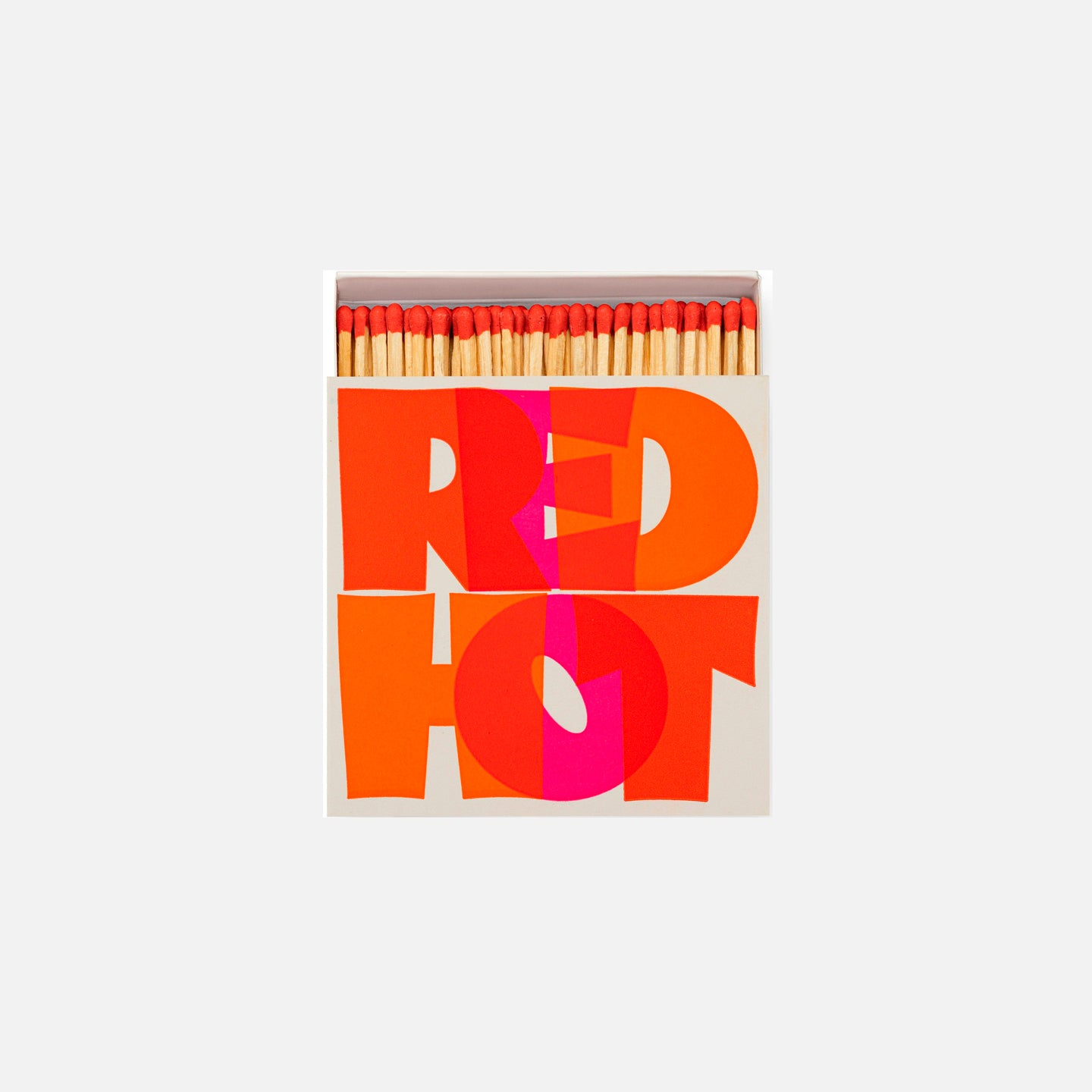 Caja cuadrada de cerillas Red Hot by Pressink