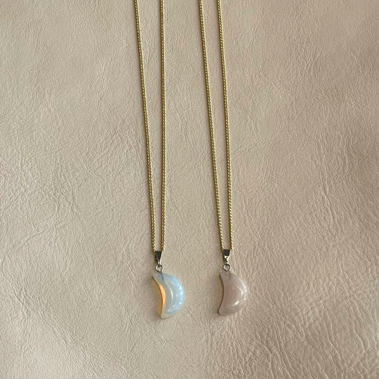 Collar Luna Blanco