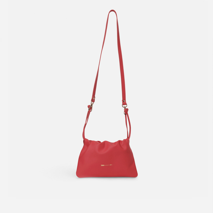 Denis Rojo de Mercules – bolso saco de piel rojo, vista 2