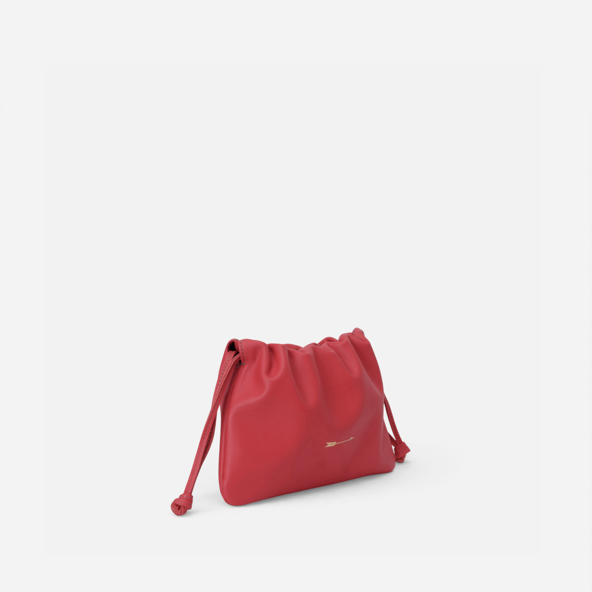 Denis Rojo de Mercules – bolso saco de piel rojo, vista 3
