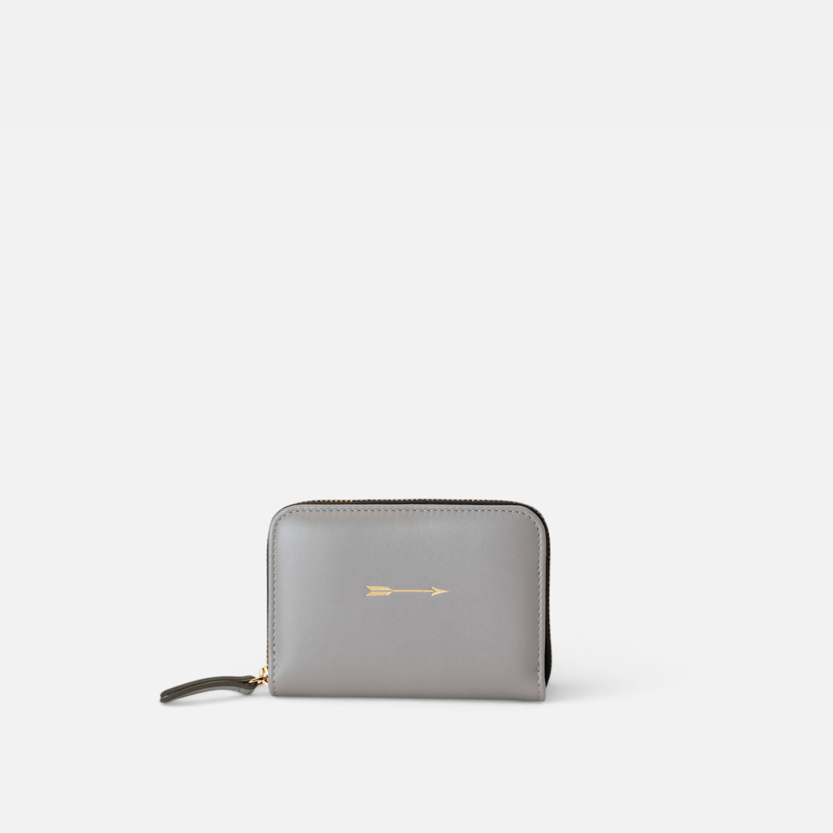 Cartera continental mediana Grey