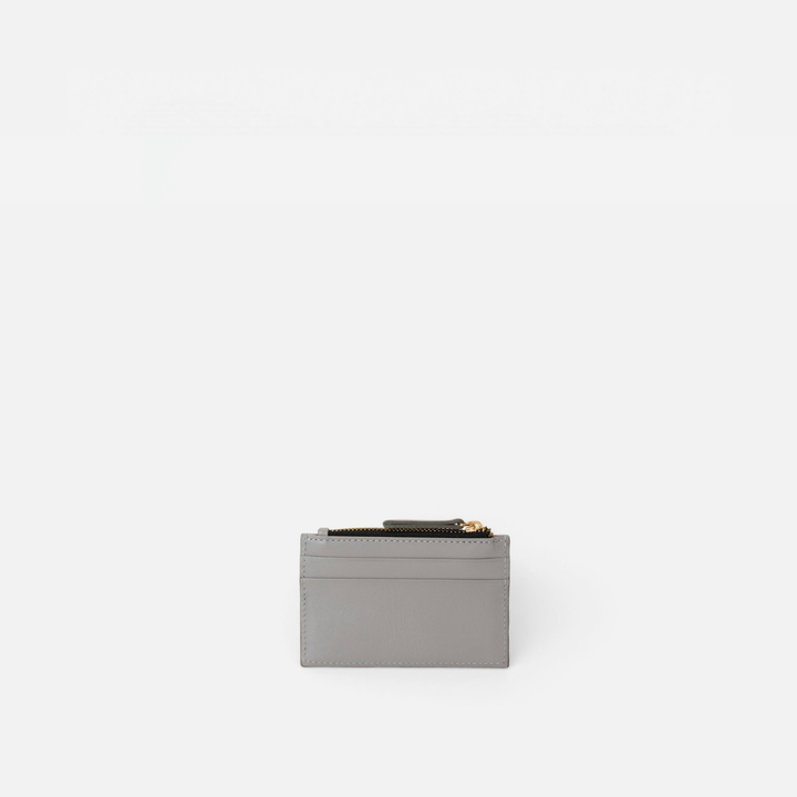 Tarjetero Zip Grey