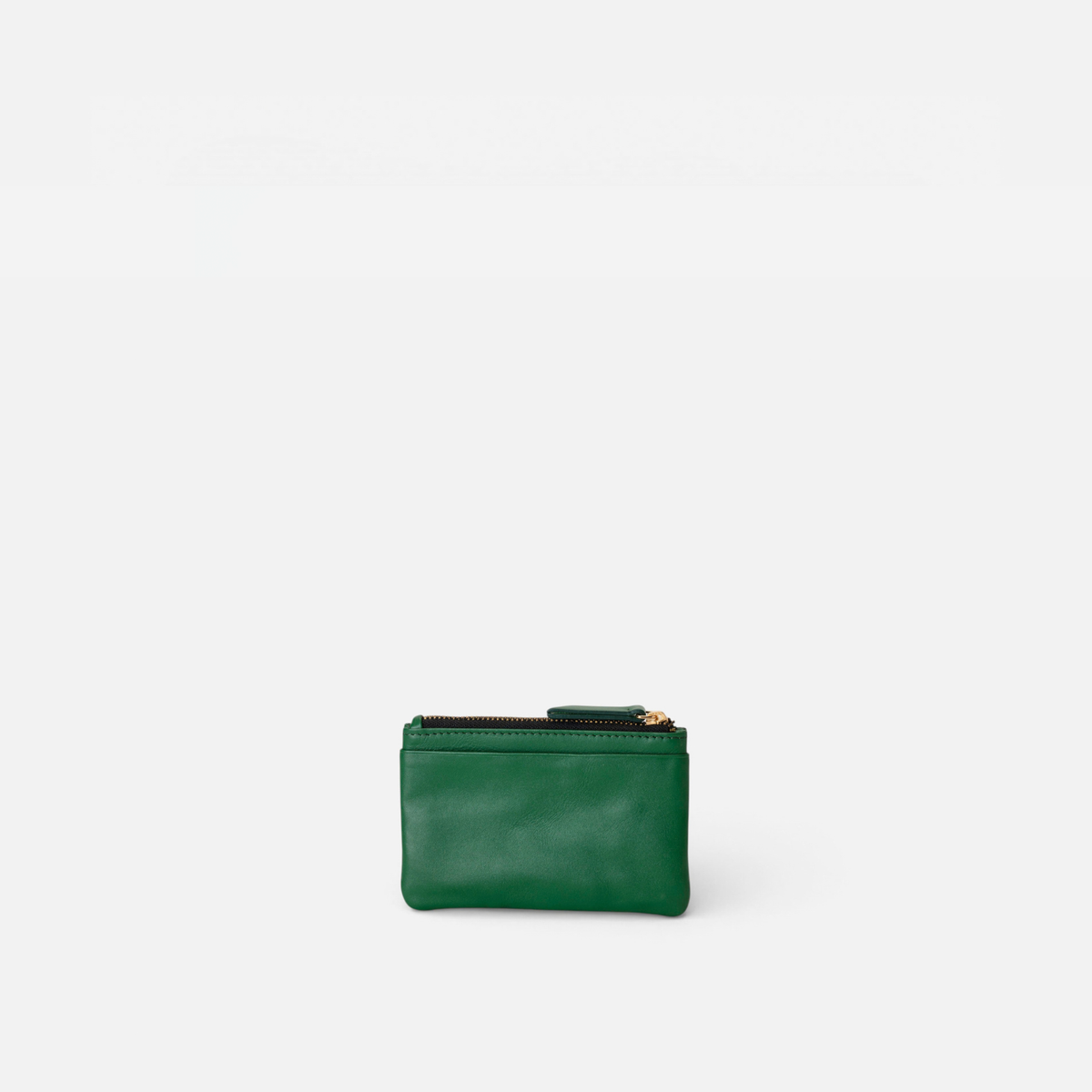 Leather coin purse in green, by Mercules