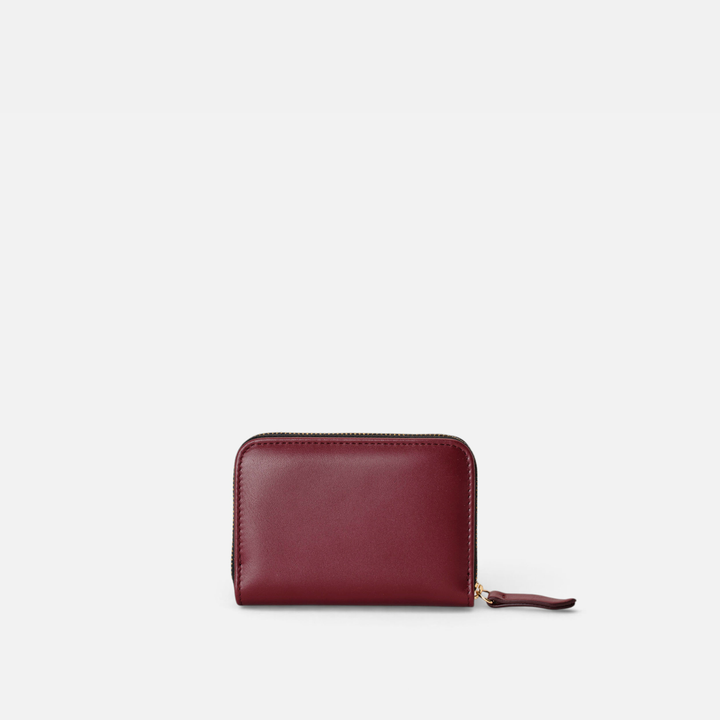 Cartera continental mediana Burgundy