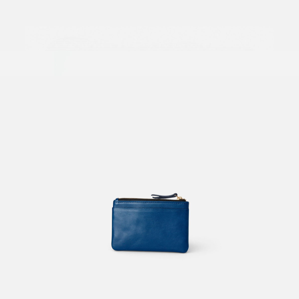 Leather coin purse in navy, by Mercules