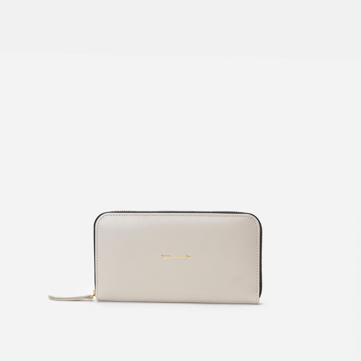 Cartera Continental Grande Bone