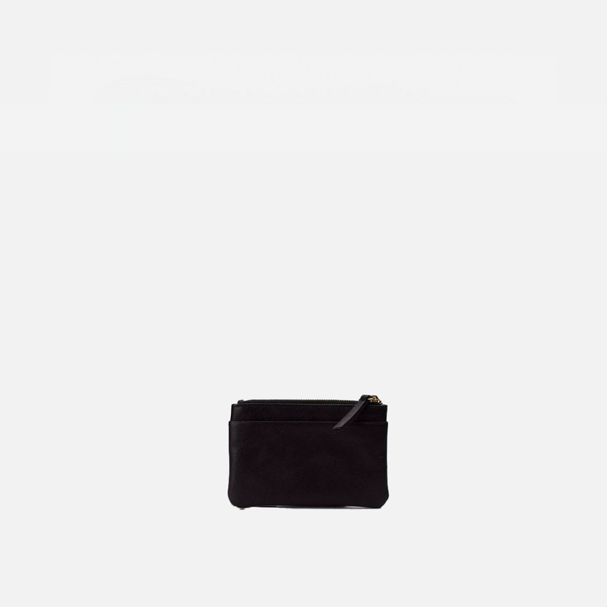 Monedero de piel color negro, de Mercules