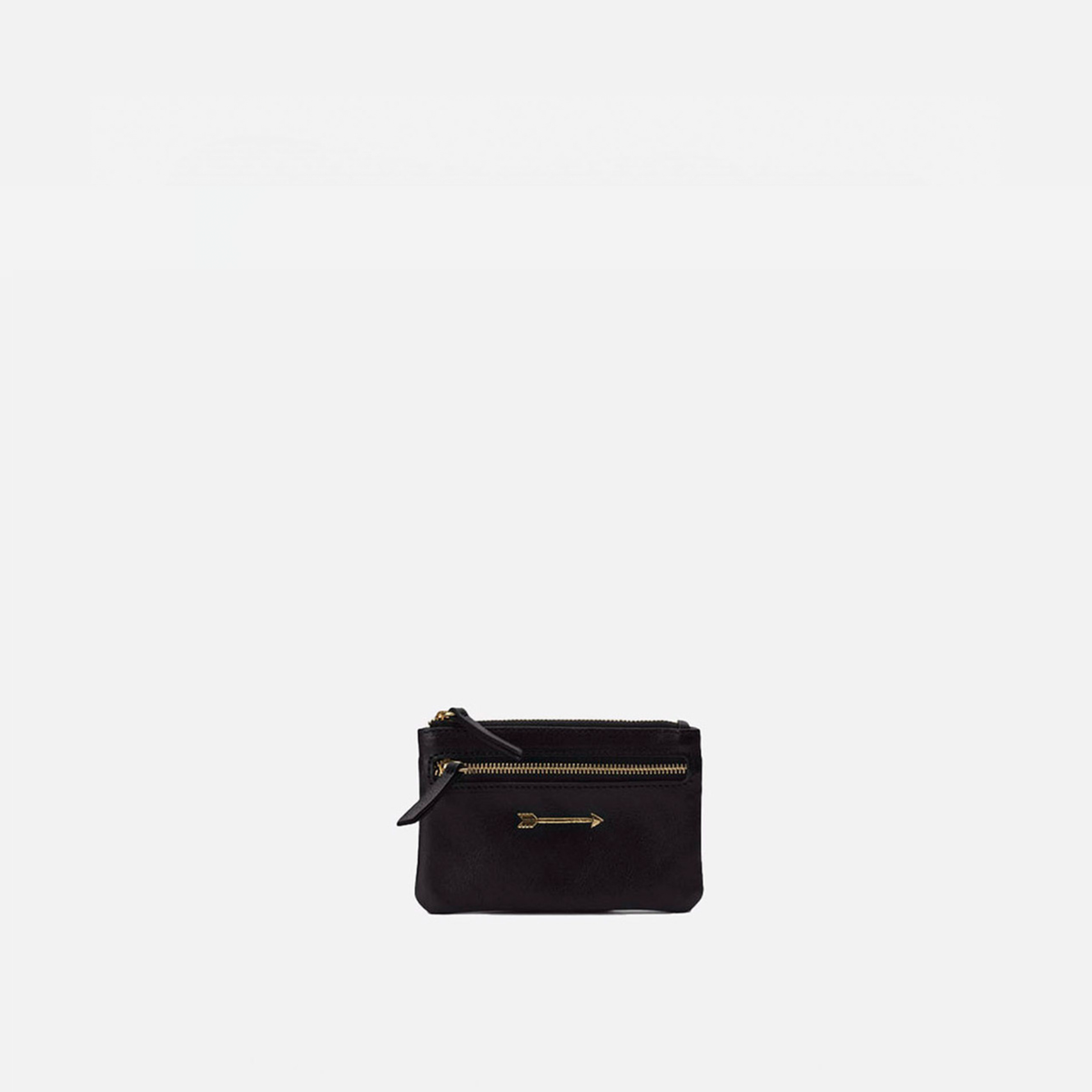 Monedero de piel color negro, de Mercules