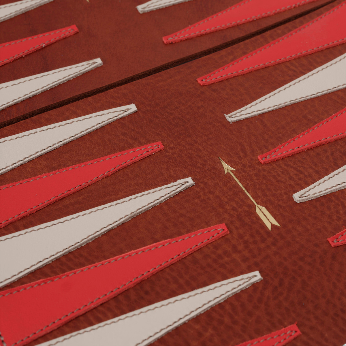 Pack Backgammon viaje Tan de Mercules – backgammon de viaje de piel tan, vista 5